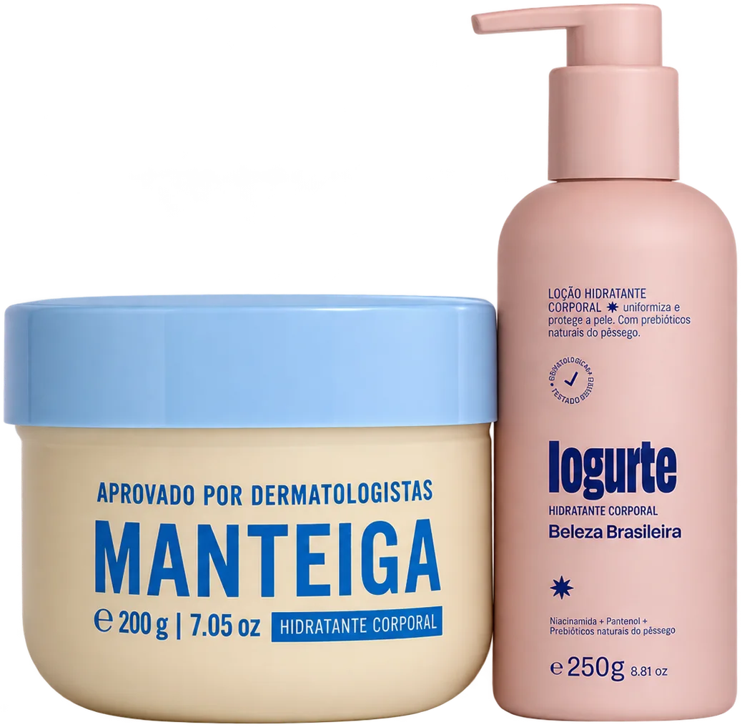 Kit de amostra Beleza Brasileira Iogurte + Manteiga (2 sachês de 10 g)