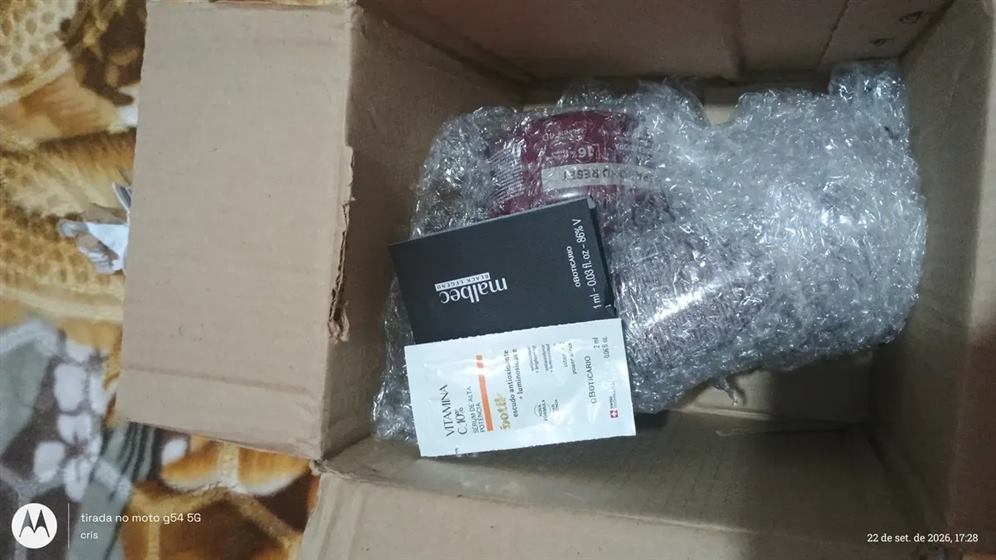 Cliente com o kit Siàge Ultra Bond Reset