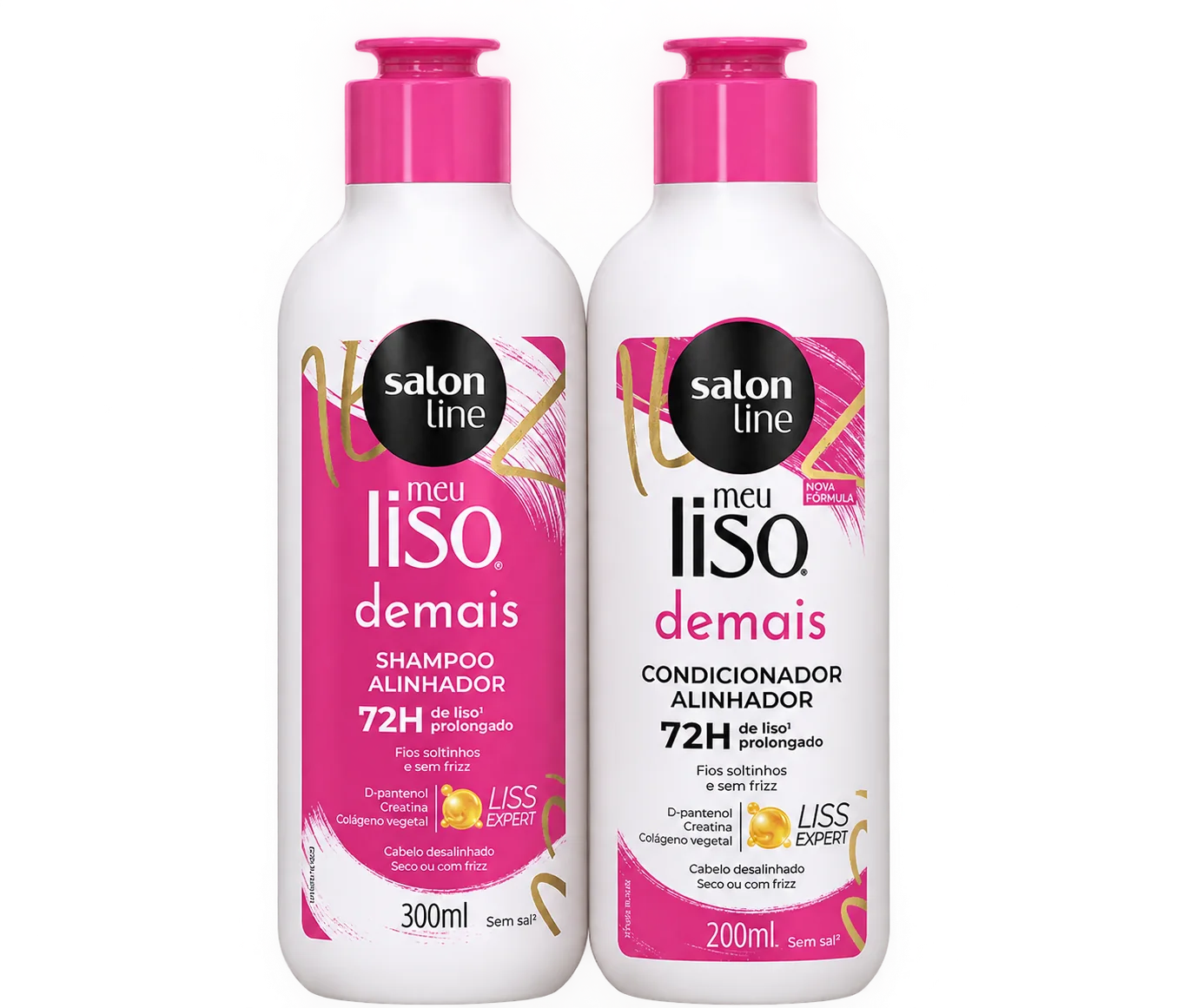 Kit de amostra Salon Line Meu Liso Demais (2 sachês de 15 ml)